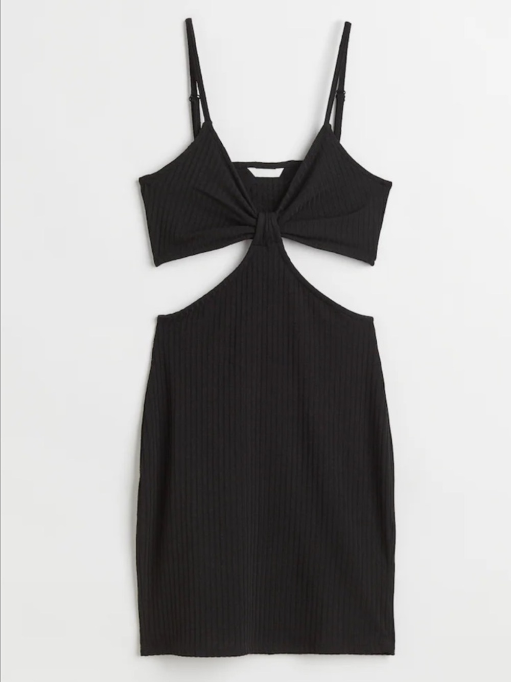 Black Cut-Out Bodycon Mini Dress
